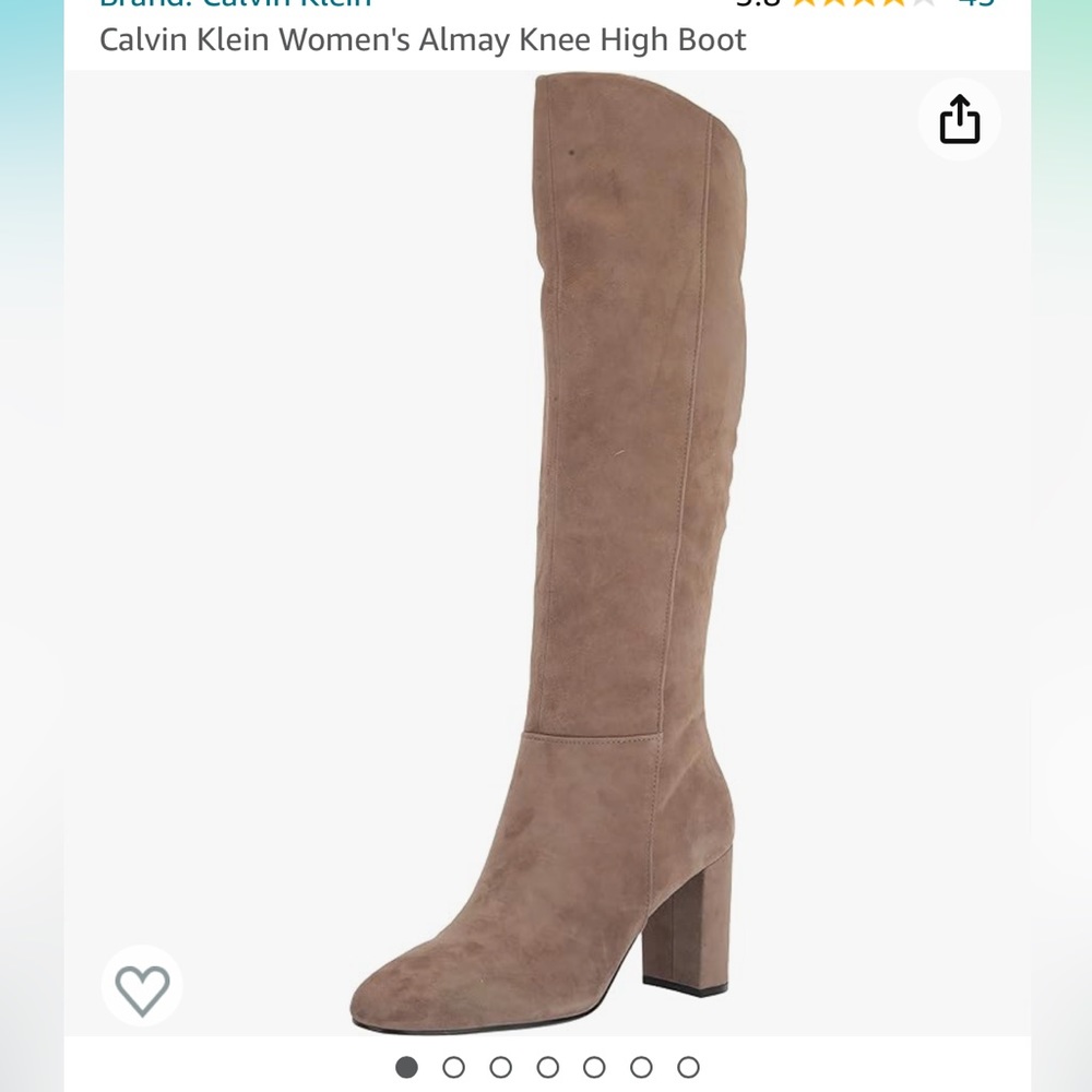 Brand new Calvin Klein Almay Knee High Boots